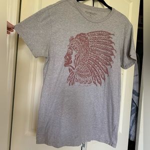 Gray Ralph Lauren Warrior Graphic Shirt
